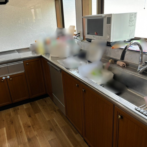 キッチンはそのままに、賢く設備を新しく
